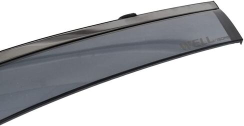 WellVisors Window Visors Wind Deflectors Compatible with Nissan Pathfinder 2022-2026 with Black Trim Rain Guards 3-847NS028 in Kuwait