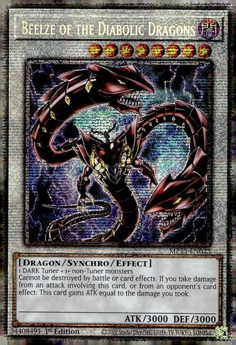 Beelze of The Diabolic Dragons - MP25-EN023 - ضوء النجوم النادر - الإصدار الأول in Kuwait