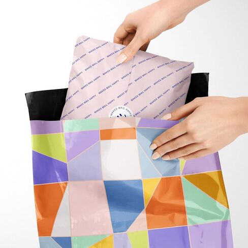 Poly Mailers 10x13 – 100 Pack – Printed Recyclable Shipping Envelopes for Small Business Packaging, Self Sealing Mailing Bags – Tropical Leaves Floral Design in Saudi Arabia