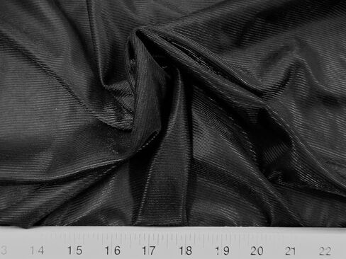 10 Yard Lot Discount Fabric Nylon 40 Denier Tricot Stretch Black 108 inch Wide TR15 in Kuwait