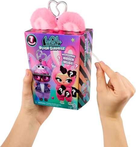 LOL Surprise Plush Surprise! Pa-Manda Plush Doll with Hidden Fashions, On-the-Go Play, 7 Total Surprises – Great Gift for Kids Ages 3+ in Saudi Arabia