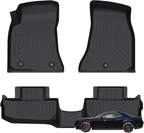 Priprilod Floor Mats Fit for Dodge Journey 2011-2020 All Weather Protector TPE Floor Liners Custom Fit Car Mats Non-Slip in Kuwait