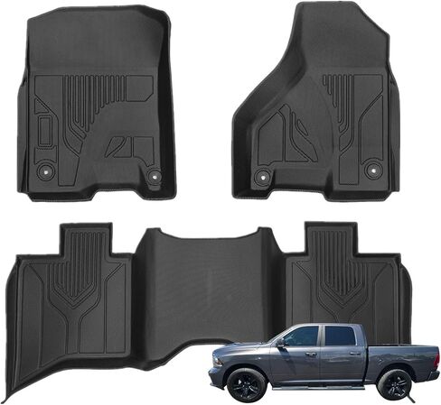 Priprilod Floor Mats Fit for Dodge Journey 2011-2020 All Weather Protector TPE Floor Liners Custom Fit Car Mats Non-Slip in Kuwait