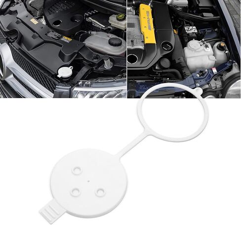 Windshield Wiper Washer Fluid Reservoir Tank Bottle Cap White Compatible with Mercedes Benz AMG S350 S400 S550 S600 CL550 W221 C216 | S63 S65 (Replaces 2218690072 A2218690072) in Kuwait