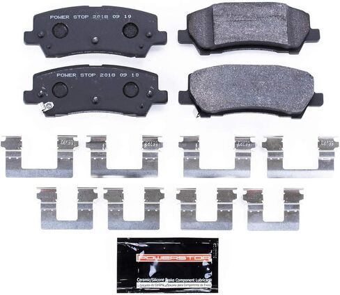وسادات فرامل PowerStop الخلفية للمرحلة 2 لسيارة Ford Mustang 2015-23 - وسادات فرامل عالية الأداء في Track Day، PST-1793 in Kuwait