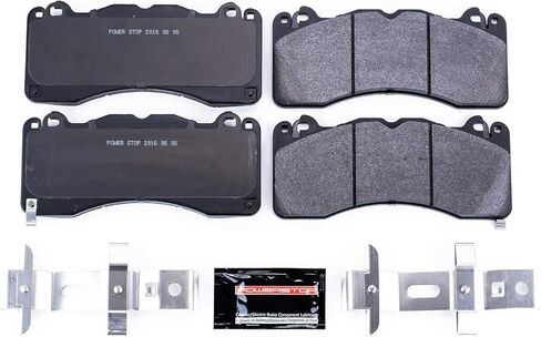 PowerStop Front Stage-2 Brake Pads for Ford Mustang 2015-23 - Track Day High Performance Brake Pads, PST-1792 in Kuwait
