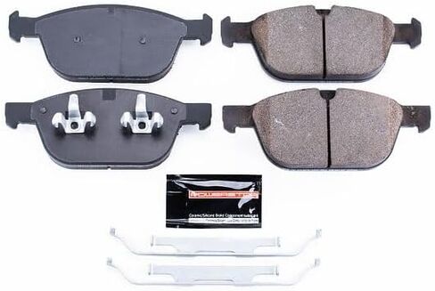 PowerStop Front Brake Pads for Volvo XC60 2010-15 | Volvo XC90 2010-14 - Z23 Carbon-Fiber Ceramic Brake Pads with Installation Hardware, Z23-1412 in Kuwait