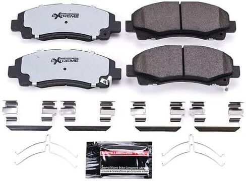 PowerStop Front Brake Pads for Acura TLX 2015-20 | Honda Ridgeline 2012-14 - Z36 Truck & Tow Carbon-Fiber Ceramic Brake Pads with Installation Hardware, Z36-1584 in Kuwait