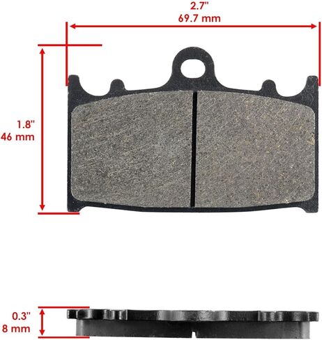 استبدال مكابح أمامية وخلفية لسوزوكي SV 1000 SV1000 S 2003-2007/59100-35880 Mod-C26C-52337 in Kuwait