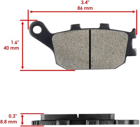 استبدال مكابح أمامية وخلفية لسوزوكي SV 1000 SV1000 S 2003-2007/59100-35880 Mod-C26C-52337 in Kuwait