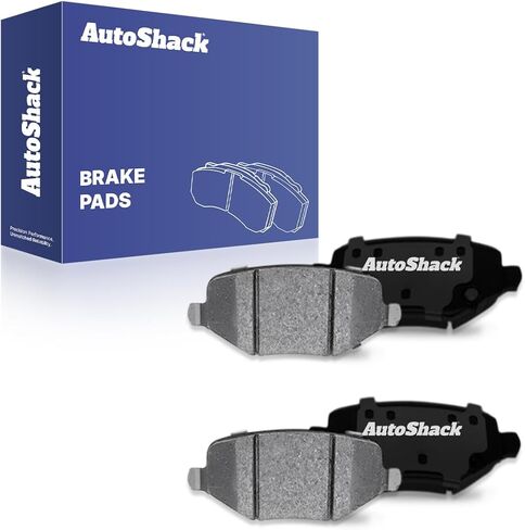 مجموعة وسادات الفرامل الخلفية من السيراميك من AutoShack لسيارة دودج، كرايسلر، رام وفولكس فاجن، جراند كارافان 2012-2016 تاون آند كانتري 2012-2016 رحلة 2013 C/V 2012-2015 روتان 2013-2014، FWD AWD L4 2.4L V6 3.6L in Kuwait