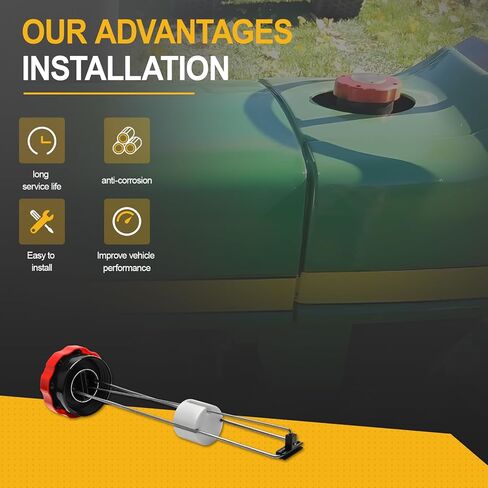 غطاء خزان الوقود مع مقياس متوافق مع John Deere 650 750 850 950 وYanmar YM140 YM147 YM186 YM226 YM336 YM2500 YM3000 رقم الجزء للجرارات CH15741 CH11096 194145-04302 194145-04300 194145-04301 in Kuwait
