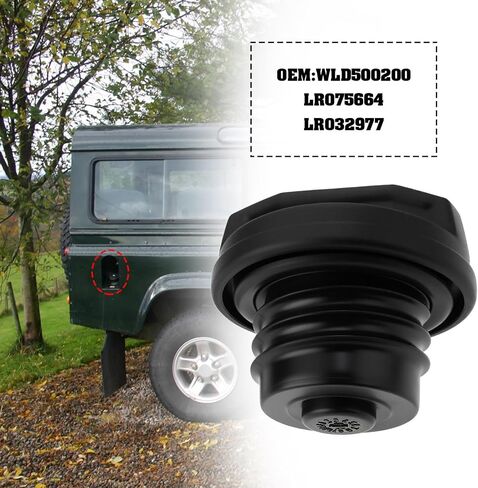 Locking Fuel Tank Seal Cap WLD500200 LR075664 LR032977 Compatible with Land Rover Defender TD5 TDCI 2.2 2.4 1998-2016 in Kuwait