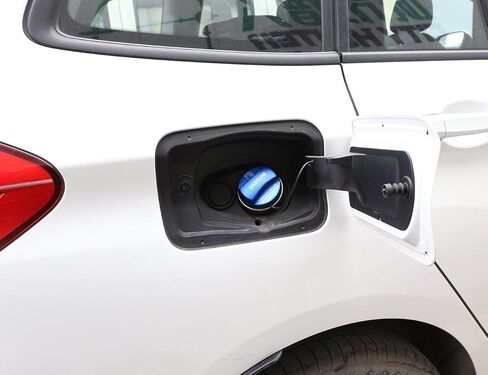 Aluminum alloy Gas Fuel Tank Cap Cover Trim For BMW X1 X2 X3 X4 X5 X6 F10 F15 F16 F25 F26 F30 F34 F35 F48 F47 G30 G38 (blue, Gasoline) in Kuwait