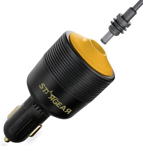 Starlink Mini Car Adapter 12V to 30V DC Step Up Converter with White Indicator Light, 60W Car Cigarette Lighter Adapter for Starlink Mini, Supports 16AWG 50M Cable, Ideal for RV,Boat,Trailer in Kuwait