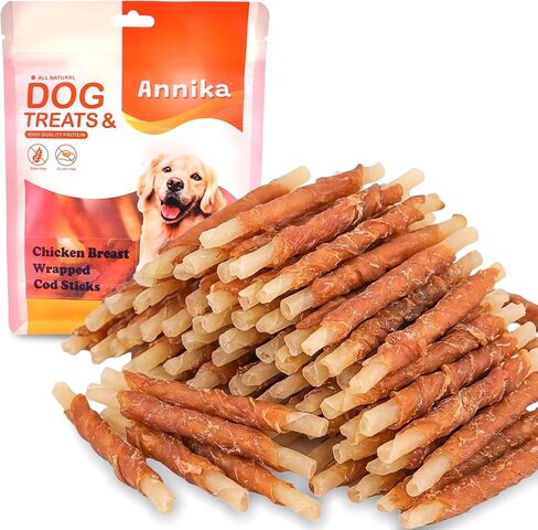 Chicken Wrapped Sweet Potato Jerky,Sweet Potato Dog Treats,Healthy Low Fat Jerky High Protein Training Treats Chewy for Small Medium Large Dog, 11.6 OZ in Saudi Arabia