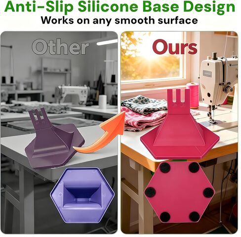 Zipper Jig Tool with Anti-Slip Silicone Base for 6 Size #1#2#3#5#7#8 Zippers,Zipper Installing Tool Handy Zip Fastener for Zippers Pulls Zip Sliders for Dresses & Pants (Magenta) in Saudi Arabia