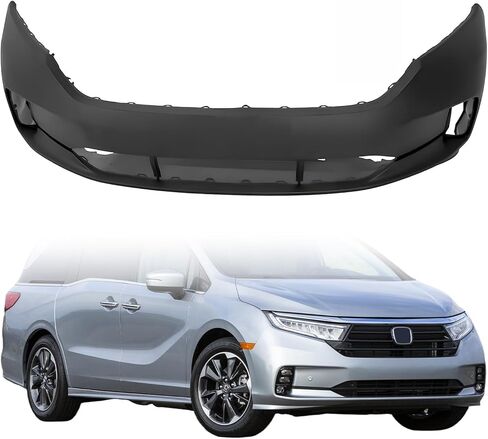 Front Bumper Cover Compatible with Honda 2021-2024 Odyssey EX/LX/EX-L/Sport, OEM 04711-THRA50ZZ & HO1000325 in Saudi Arabia
