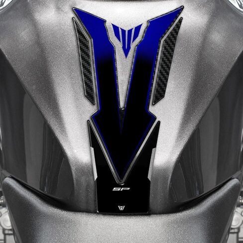 Resin Bike Motorcycle Stickers Compatible with Yamaha MT-09 SP 2024-2025. Tank Protection from Bumps and Scratches, Resin Stickers with 3D Effect, Made in Italy in Kuwait