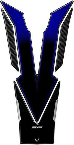 Resin Bike Motorcycle Stickers Compatible with Yamaha MT-09 SP 2024-2025. Tank Protection from Bumps and Scratches, Resin Stickers with 3D Effect, Made in Italy in Kuwait
