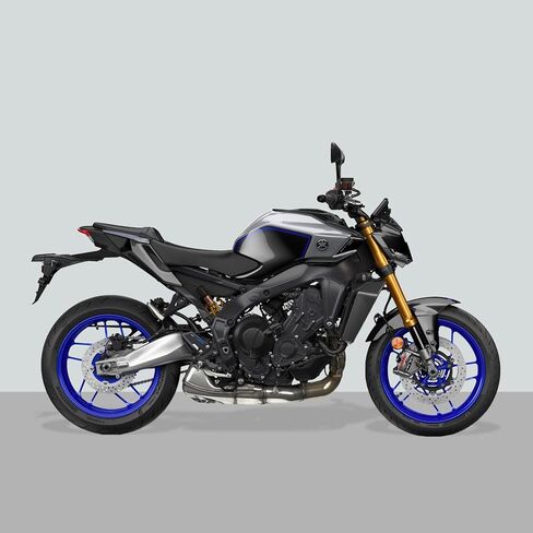 Resin Bike Motorcycle Stickers Compatible with Yamaha MT-09 SP 2024-2025. Tank Protection from Bumps and Scratches, Resin Stickers with 3D Effect, Made in Italy in Kuwait