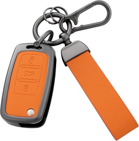 Key Fob Cover with Heavy-duty Keychain for VW Jetta Golf Polo MK6 Passat Tiguan Beetle Passat Sharan Bora in Saudi Arabia