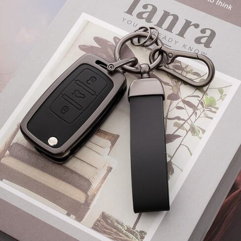 Key Fob Cover with Heavy-duty Keychain for VW Jetta Golf Polo MK6 Passat Tiguan Beetle Passat Sharan Bora in Saudi Arabia