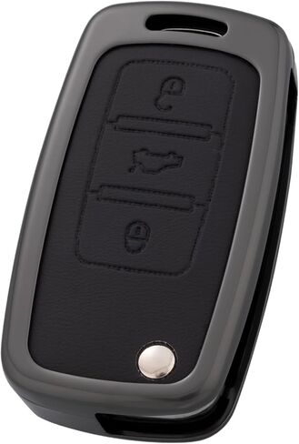 Key Fob Cover with Heavy-duty Keychain for VW Jetta Golf Polo MK6 Passat Tiguan Beetle Passat Sharan Bora in Saudi Arabia