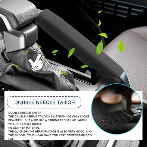 Ruiya Gear Shift Console Side Grab Handle Covers for 2025 2026 Toyota 4Runner /2024-2026 Tacoma, Soft Silicone Inner Armrest Protector Trim, 2025+ Toyota 4Runner 6th Gen Interior Accessories in Kuwait