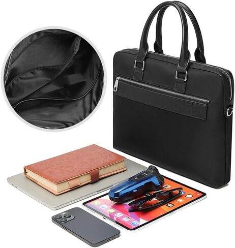 Briefcases for Men Briefcase File Bag Men's Handbag for Business Travel Office in Saudi Arabia