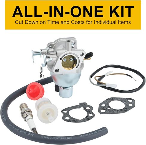 847395 Carburetor for JD LT-166 16 HP Vanguard Engine Brigg Stratton 846280 808725 846944 350777 350776 350775 35777A 356777 356776 Replace 807906 847395 846280 846944 in Saudi Arabia