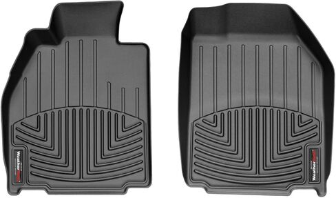 WeatherTech Custom Fit FloorLiners for Porsche® 911 Turbo Cabriolet, 911 Turbo S, 911 Targa 4-1st Row (442461), Black in Kuwait