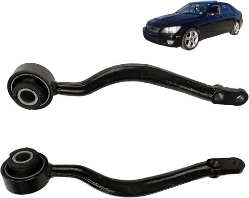 Pair Left and Right Front Lower Rearward Control Arm with Bushing Kit Compatible with Lexus IS300 JCE10 2000-2005 Replace 48660-53010 48670-53010 K642103 K64210 in Kuwait
