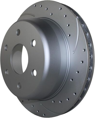 Rear Disc Brake Rotors, Set of 2 - Compatible with 2001-2005 Chevrolet Silverado 1500, 2001-2006 GMC Sierra 1500, 2000-2006 Chevrolet Tahoe, 2000-2006 GMC Yukon & More, 4WD in Saudi Arabia