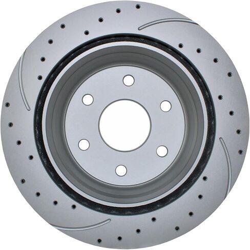 Rear Disc Brake Rotors, Set of 2 - Compatible with 2001-2005 Chevrolet Silverado 1500, 2001-2006 GMC Sierra 1500, 2000-2006 Chevrolet Tahoe, 2000-2006 GMC Yukon & More, 4WD in Saudi Arabia
