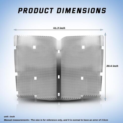 Chrome Front Hood Radiator Replacement Grille Bug Screen fit for 2013-2022 Peterbilt 579 in Saudi Arabia