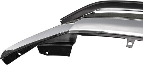 Front Grille Black w/Chrome Trim Grill Compatible with 2016 2017 Honda Accord Sedan 4Dr in Saudi Arabia