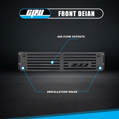شبكة تبريد المصد الأمامي CPW لسيارة Chevy Silverado 2500/3500/2500HD/3500HD 2015-2019 تناسب المصد الأمامي للمصنع، لا يلزم القطع، مادة فولاذية بتصميم خاص Z71 in Kuwait
