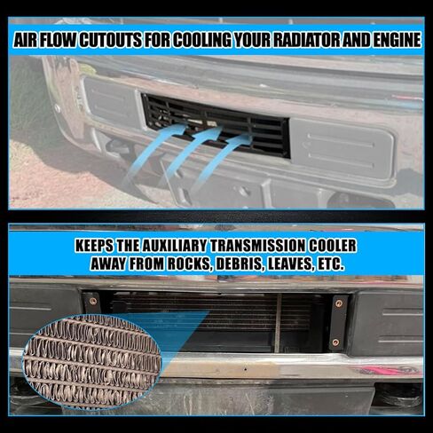 شبكة تبريد المصد الأمامي CPW لسيارة Chevy Silverado 2500/3500/2500HD/3500HD 2015-2019 تناسب المصد الأمامي للمصنع، لا يلزم القطع، مادة فولاذية بتصميم خاص Z71 in Kuwait