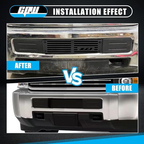 شبكة تبريد المصد الأمامي CPW لسيارة Chevy Silverado 2500/3500/2500HD/3500HD 2015-2019 تناسب المصد الأمامي للمصنع، لا يلزم القطع، مادة فولاذية بتصميم خاص Z71 in Kuwait