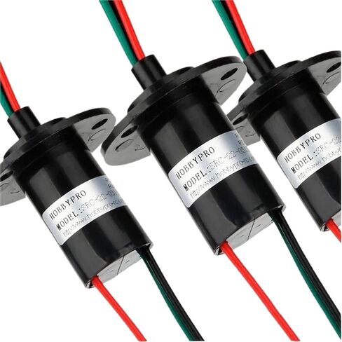 1pc Electric Collector Slip Ring 3 Channel Large Current 10A/15A/30A Sliprings for Small Wind Power Generator Rotary joint(3 Channel 10A) in Saudi Arabia