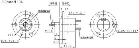 1pc Electric Collector Slip Ring 3 Channel Large Current 10A/15A/30A Sliprings for Small Wind Power Generator Rotary joint(3 Channel 10A) in Saudi Arabia