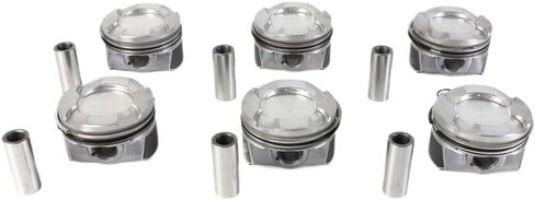Engine Pistons Rings Set 6x STD Bore 84mm Compatible With F20 F21 F30 F10 X3 X4 X5 X6 N55B30 N55B30A 3.0L L6 Twin Turbo in Kuwait