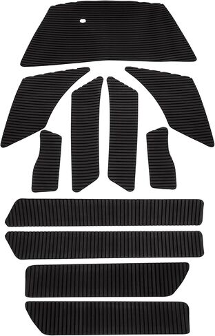 ALMULOO Motorboat Traction Mat Kit Compatible with 2002-2008 Yamaha FX Series Jet Ski Includes 140/3-Pass/HO/Cruiser HO/Anniversary Models Black EVA Plastic Floor Board Foot Pads in Kuwait