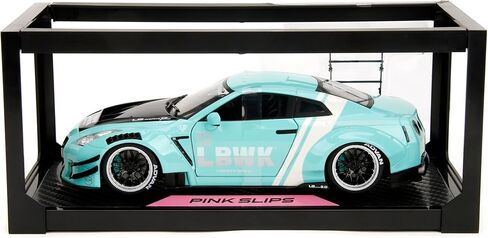 Jada Pink Slips 2020 Liberty Walk GT35 Type2 Nissan GTR R35-1:18 Scale Diecast Model with Opening Doors and Working Steering - for Collectors and Enthusiasts 14+ - Mint Green in Saudi Arabia