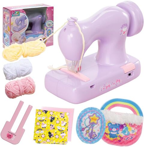 AXE YAMAZAKI "Hug" Yarn Sewing Machine for Kids,Beginner-friendly,Junior learning sewing machine great for kids crafts,toy,Easy Sewing,Birthday Girls 6+years age in Saudi Arabia
