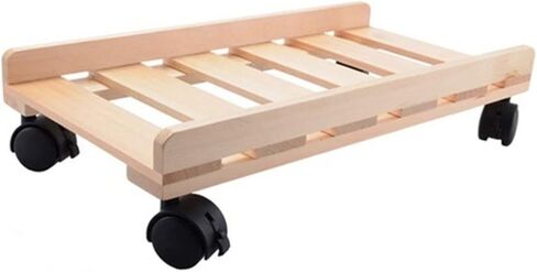 Adjustable Rolling Monitor Stand with Locking Wheels for Desktop Pc Floor Storage Under Desk in Saudi Arabia