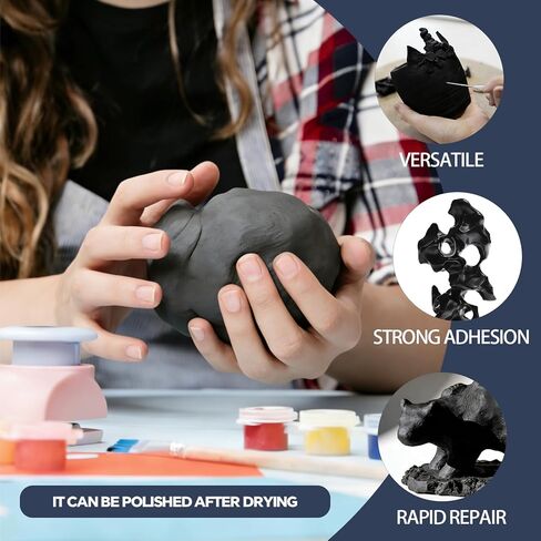 Epoxy Putty Sculpt Clay - 200g Fast Repair Epoxy Filler for Fixing Leaks, Cracks, Sculpting, 2 Part Putty Sculpt Clay for Metal, Tile, Concrete, Plastic, Wood (White) in Saudi Arabia