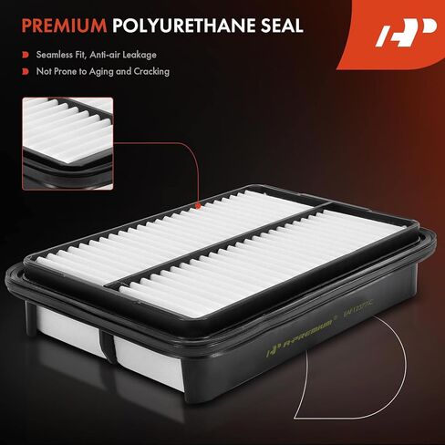 A-Premium 2-PC Engine Air Filter Compatible with Geo Storm & Isuzu Impulse, Stylus & Mazda 929 & Toyota 4Runner, Pickup, Previa, Tacoma, 1990-2004, 1.6L 2.4L 2.7L, Rigid Panel in Kuwait