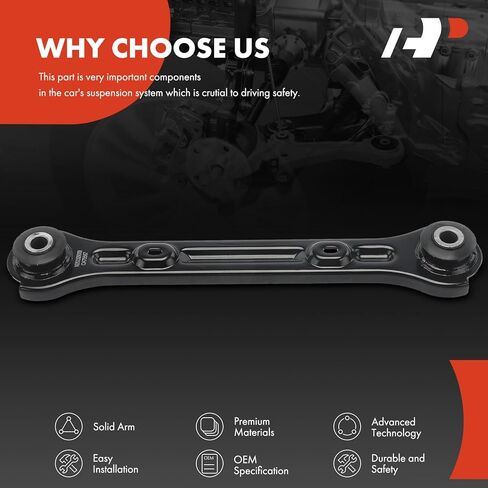 A-Premium Rear Lower Forward Control Arm with Bushing, Compatible with Chevrolet Camaro 2010-2015 in Kuwait